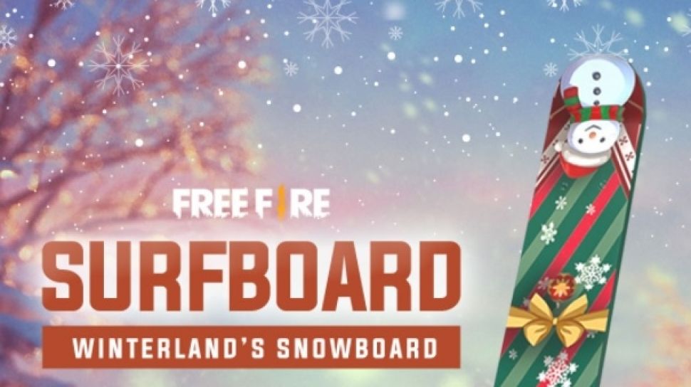 Buruan Klaim Kode Redeem FF 27 Februari 2022, Berhadih Winterland’s Snowboard