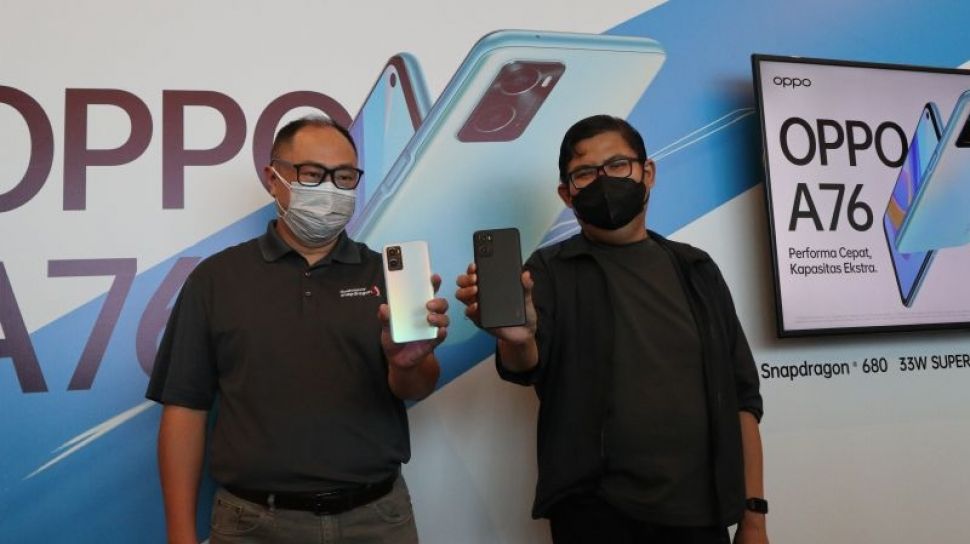 Diluncurkan di Indonesia, Harga Oppo A76 Mulari Rp 3,3 Jutaan