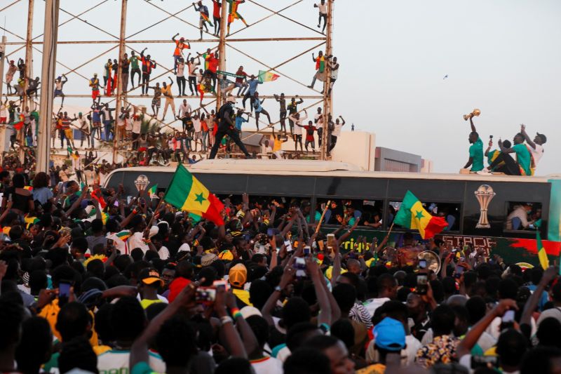 Timnas Senegal dihadiahi uang tunai Rp1,25 miliar dan tanah