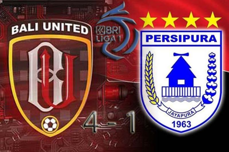 Bali United puncaki klasemen sementara usai lumat Persipura 4-1