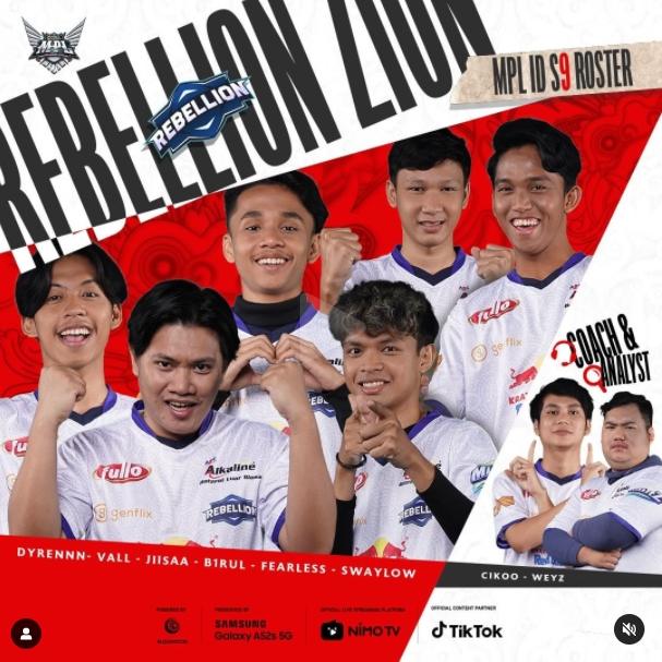 Rebellion Zion. (MPL Indonesia)