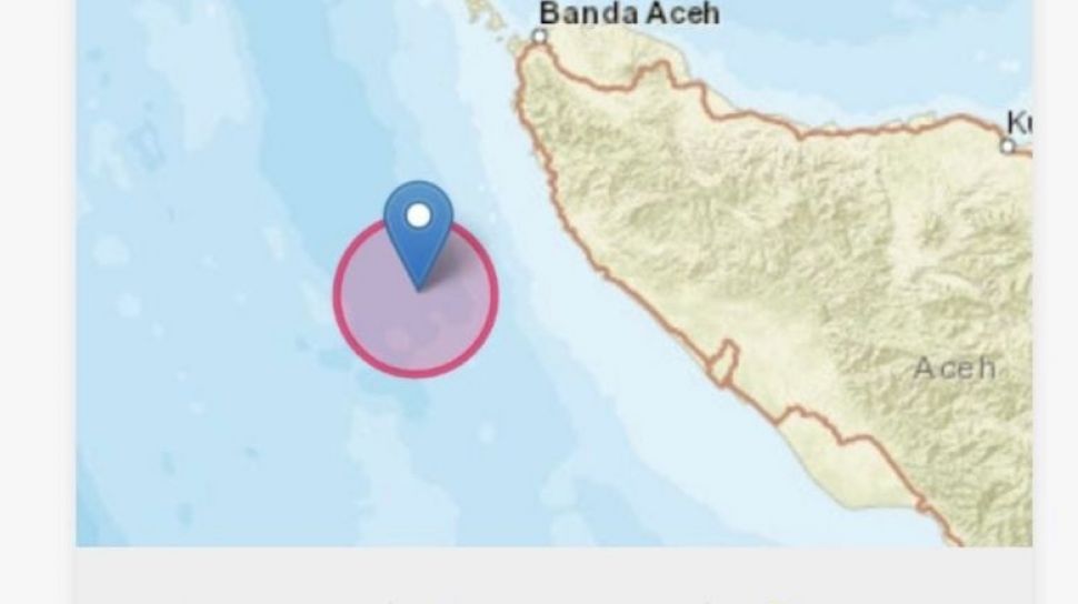 Gempa Aceh M 5,9 Dipicu Aktivitas Lempeng Megathrust
