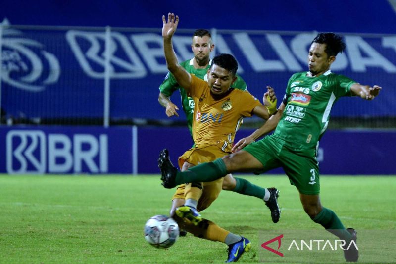 Liga 1: Bhayangkara FC berhasil mengalahkan PSS Sleman dengan skor 2-1