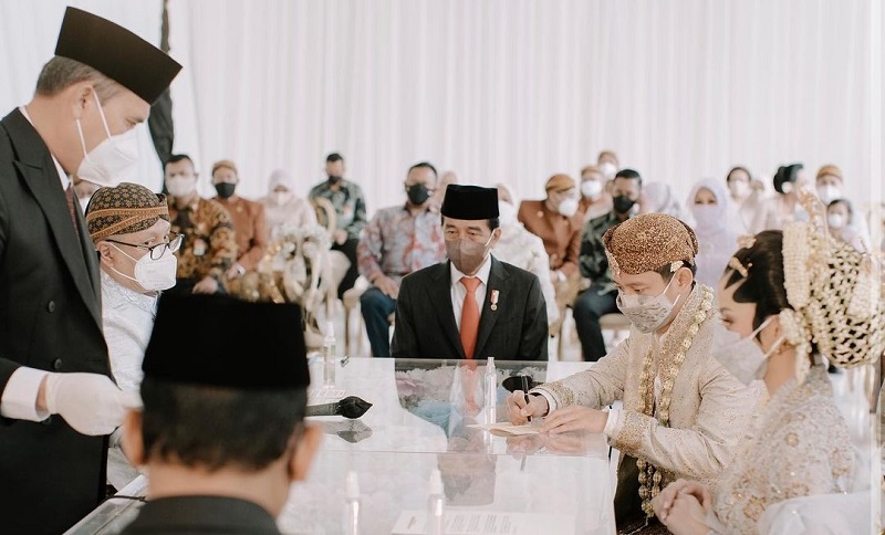 Belva Devara Resmi Nikahi Sabrina Anggraini, Presiden Jokowi Jadi Saksi