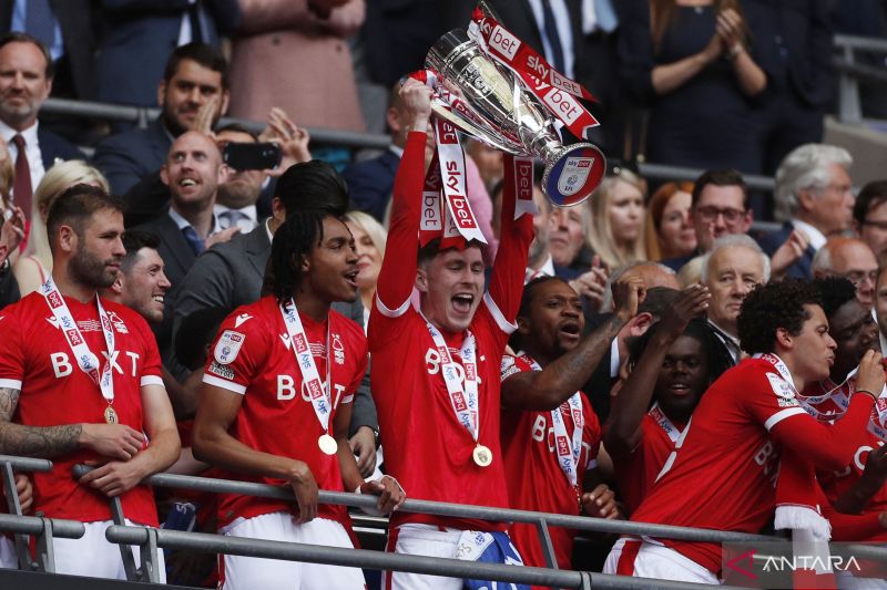 Akhiri penantian 23 tahun, Nottingham Forest promosi ke Liga Premier