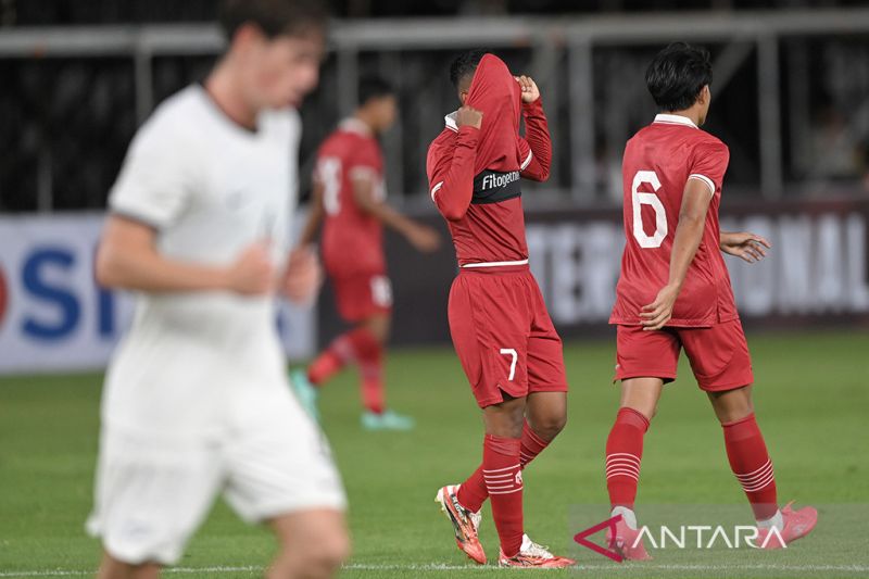Timnas U-20 Indonesia kalah 1-2 dari Selandia Baru